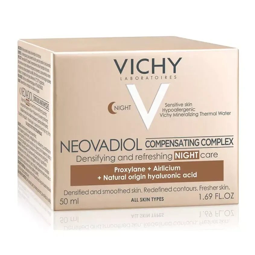 Неовадиол виши компенсирующий комплекс в период менопаузы. Крем vichy neovadiol дневной для сухой кожи 50 мл. Neovadiol compensating complex. Vichy neovadiol крем 50 + для комбинированной. Крем виши неовадиол ночной.
