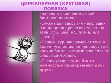 Повязка это простыми словами