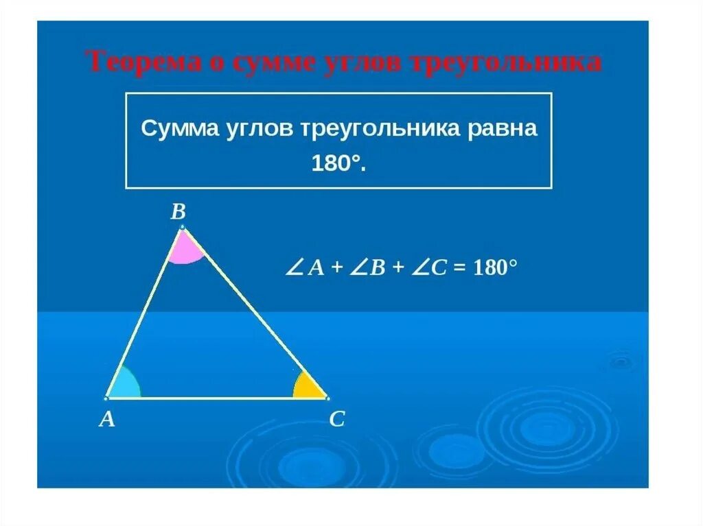 Каждый треугольник равен 360 градусов