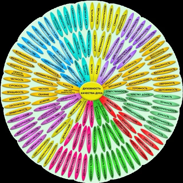 Цветок качеств человека. Ромашка чувств.
