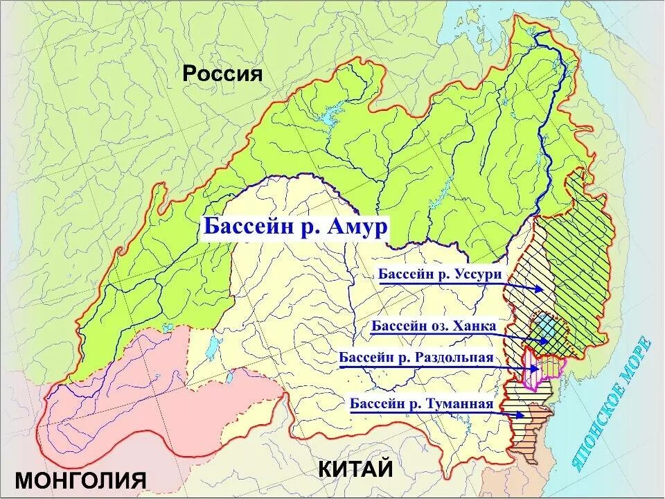 Гидрология хабаровский край. Бассейн реки Уссури. Река Уссури Приморский край на карте. Бассейн реки Амур. Бассейн реки Амур в Приморском крае.