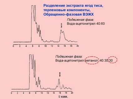 Разделение экстракта листьев метод