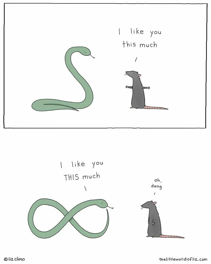 Добрые мемы. Комикс про змею. Мышь любит змею. Настолько сильна что в нее