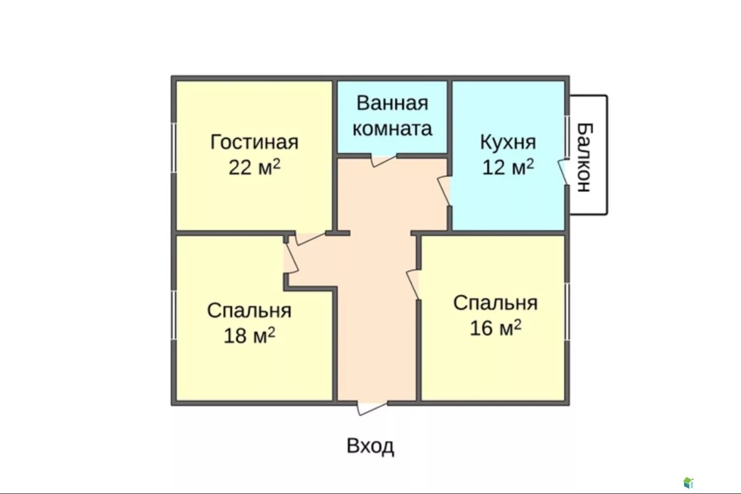 Снять 3х комнатную квартиру в московском