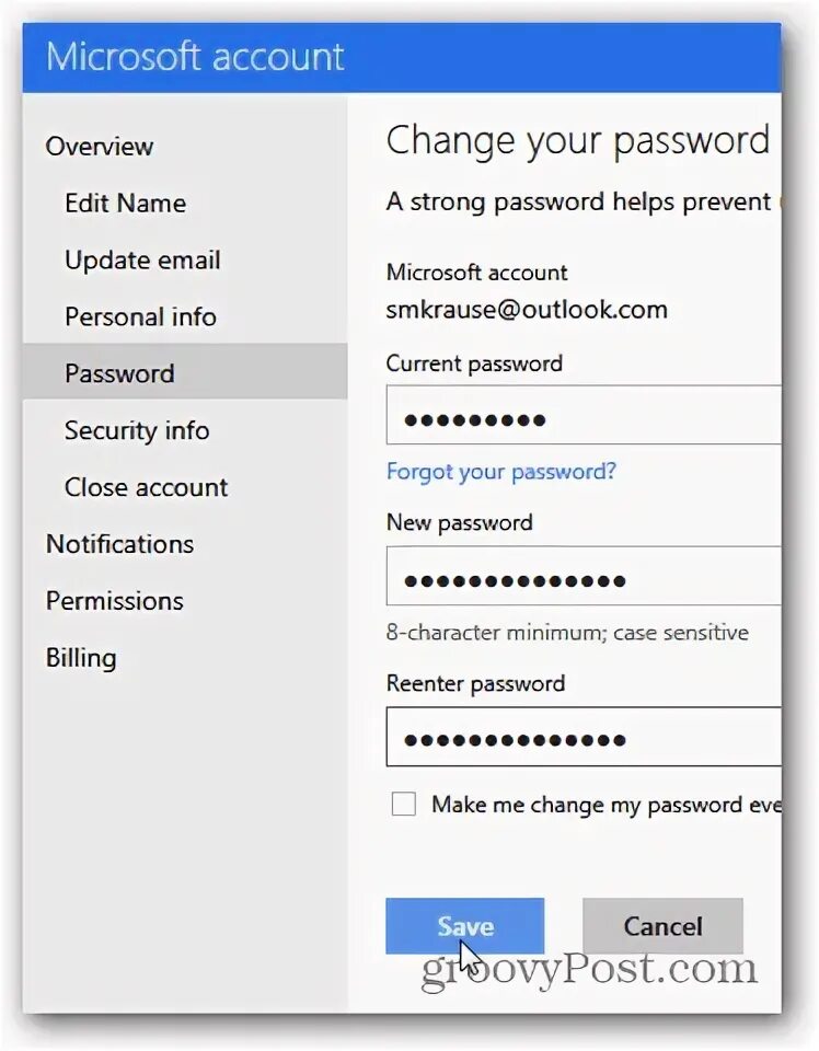 Введите пароль в учетной записи приложения почта. Аутлук изменить пароль учетной записи. Как сменить пароль учетной записи в аутлук. Outlook на телефоне пароль. Как в аутлук поменять пароль учетной записи.