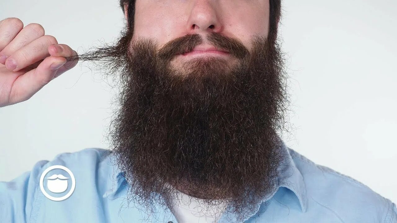 His beard is
