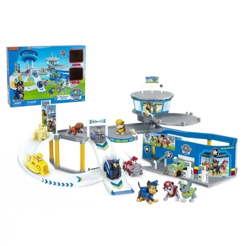 Игровой набор Щенячий патруль (Paw Patrol) Полицейская станция. Парковка Щенячий патруль XZ-336n. Щенячий патруль гараж парковка. Полицейский участок Щенячий патруль. База купить игрушки