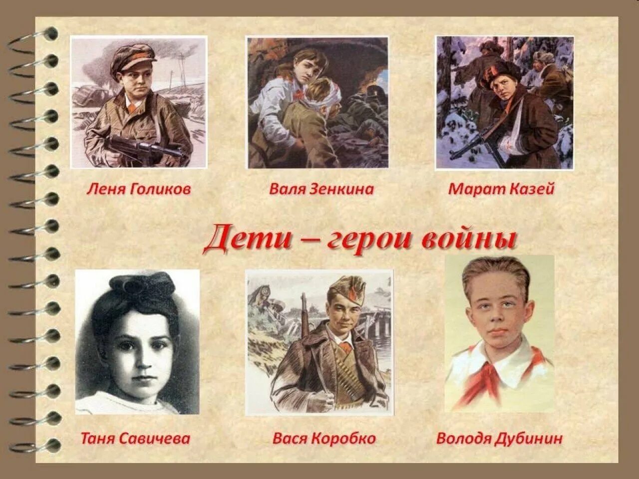 Мероприятия герои великой войны. Дети герои Великой Отечественной войны 1941. Великие герои Великой Отечественной войны дети. Пионеры-герои Великой Отечественной войны 1941-1945 картинки. Пионеры герои дети Великой Отечественной войны 1941.