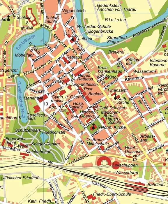 черняховск карта с улицами