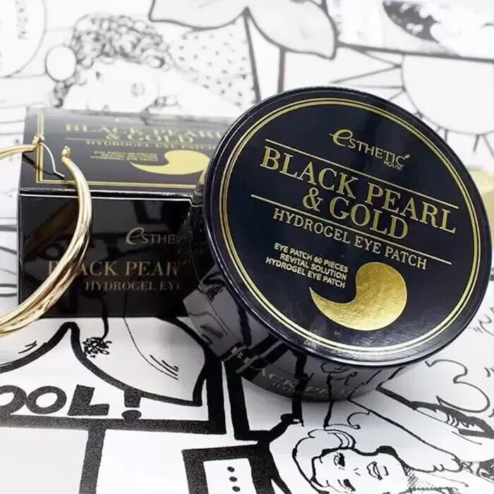 Патчи esthetic. Esthetic house black pearl &amp; gold hydrogel eye patch. патчи эстетик хаус с черным жемчугом. патчи esthetic house black pearl and gold. black pearl gold hydrogel eye patch.