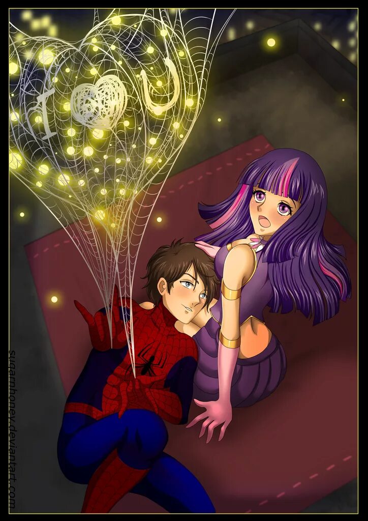 Кроссовер человек. Peter Parker and Twilight Sparkle. Пони человек паук. Кроссовер арт. Человек паук кроссовер.