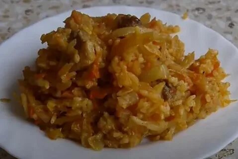 Капуста в афганском казане