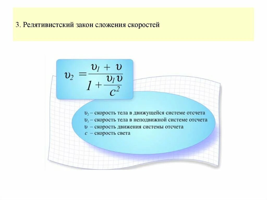 Релятивистский закон сложения скоростей. Сложение скоростей физика 10 класс формулы. Сложение скоростей физика формула. Сложение скоростей физика 10 класс. Классическая формула сложения скоростей.