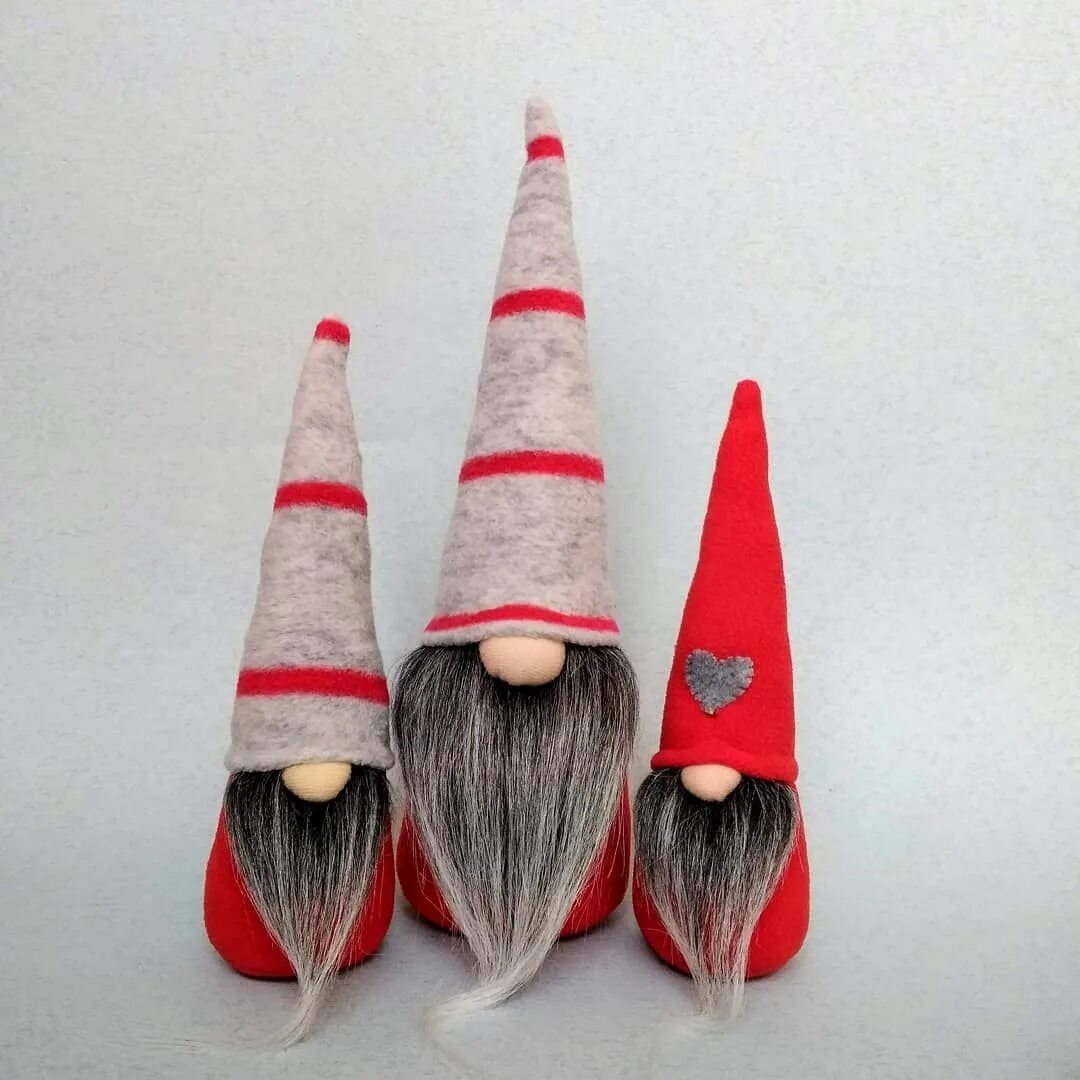 Новогодние игрушки из ниток. Новогодний гномик из ниток. Новогодние гномики своими руками. Поделки из пряжи для детей. Милые гномики на елочку из пряжи!.