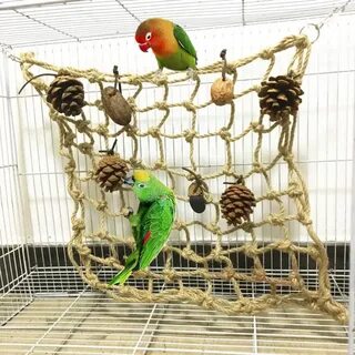 Игрушки для попугаев своими руками