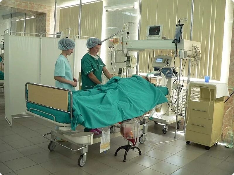 Реанимация в больнице после операции. Реанимация после операции. в больнице после операции.