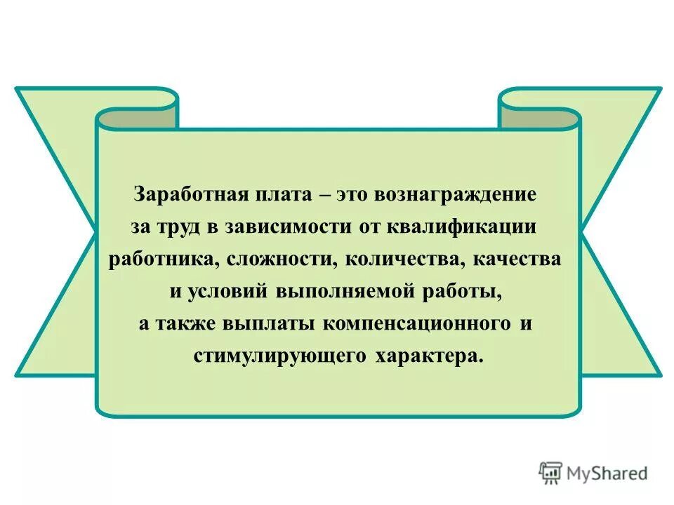 Гонорар это 3 класс. Вознаграждение за труд в зависимости от квалификации работника. Заработная плата. Понятие заработной платы. ЗП.