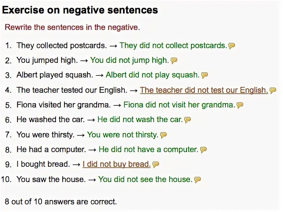 Negative sentences in past simple exercises. Past simple negative sentences. Past simple negative упражнения.