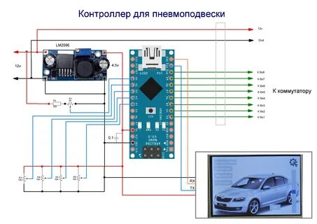 Контроллер пневмоподвески