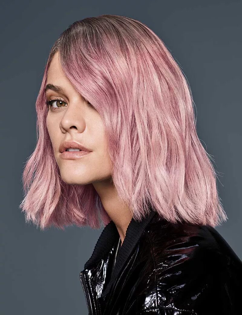 Тренды покраски. Модные розовые волосы. Модный цвет волос. Модные оттенки волос. Пепельно-розовый цвет волос.