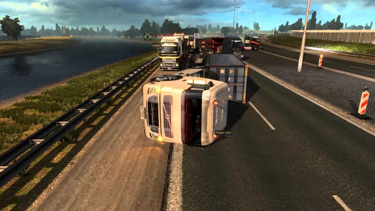 Euro Truck Simulator 2 авария. ДТП евро трак симулятор 2. Евро трек симулятор 2 аварии. ДТП В евро трек симулятор 2.