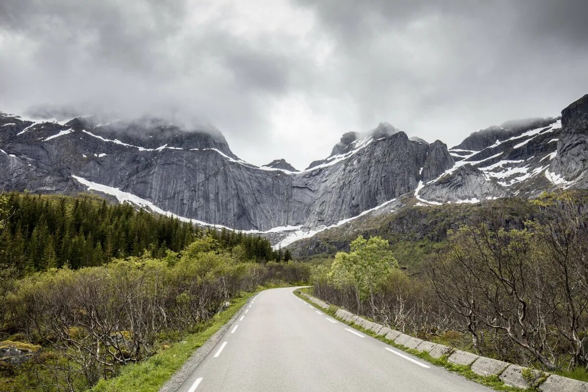 Особенности рельефа норвегии. Рельеф Норвегии. Arctic Road Норвегия. Фотообои дорога в горы. Перевал в Норвегии.