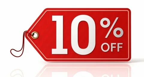 10 off on