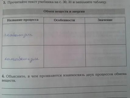 Заполни таблицу сравнительным материалом
