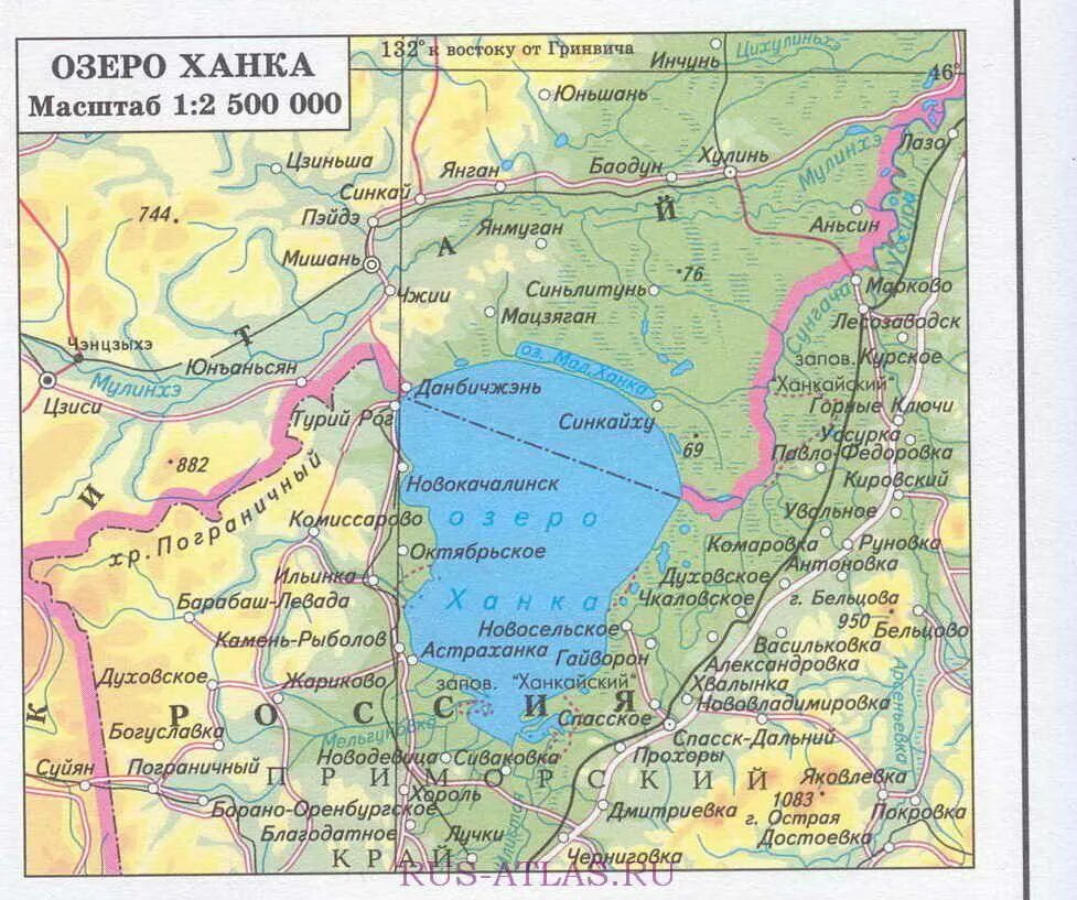 Ы каком районе. Озеро ханка Приморский край на карте. Озеро ханка на карте России физической. Карта России озеро ханка на карте. Оз ханка на карте.