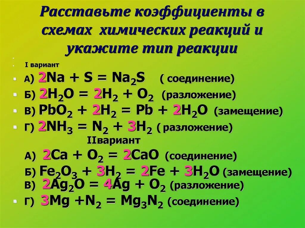 Химическое уравнение al s