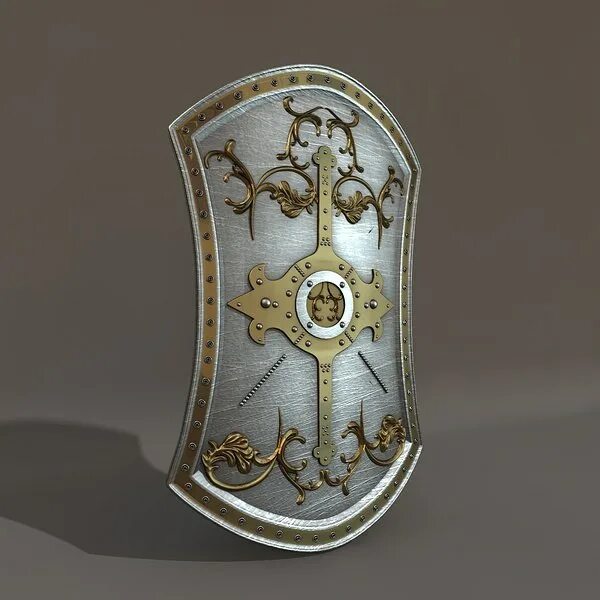 Gondor Shield 3d модель. Рыцарский щит. Модель щита. Щит 3д модель.