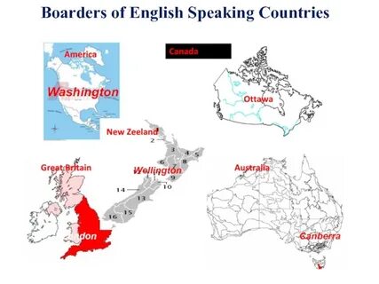 One of the english speaking countries