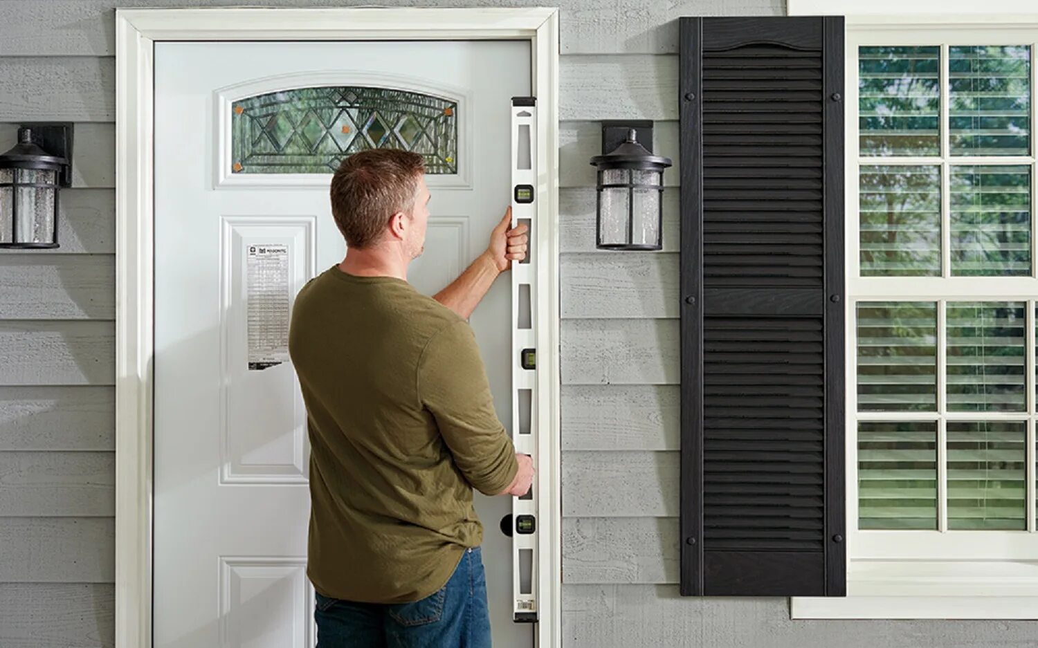 Go to the door open the door