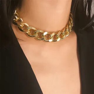 Золотые крупные цепочки