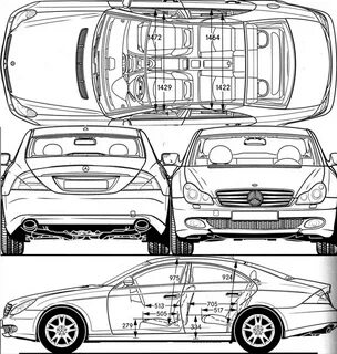 Чертеж mercedes