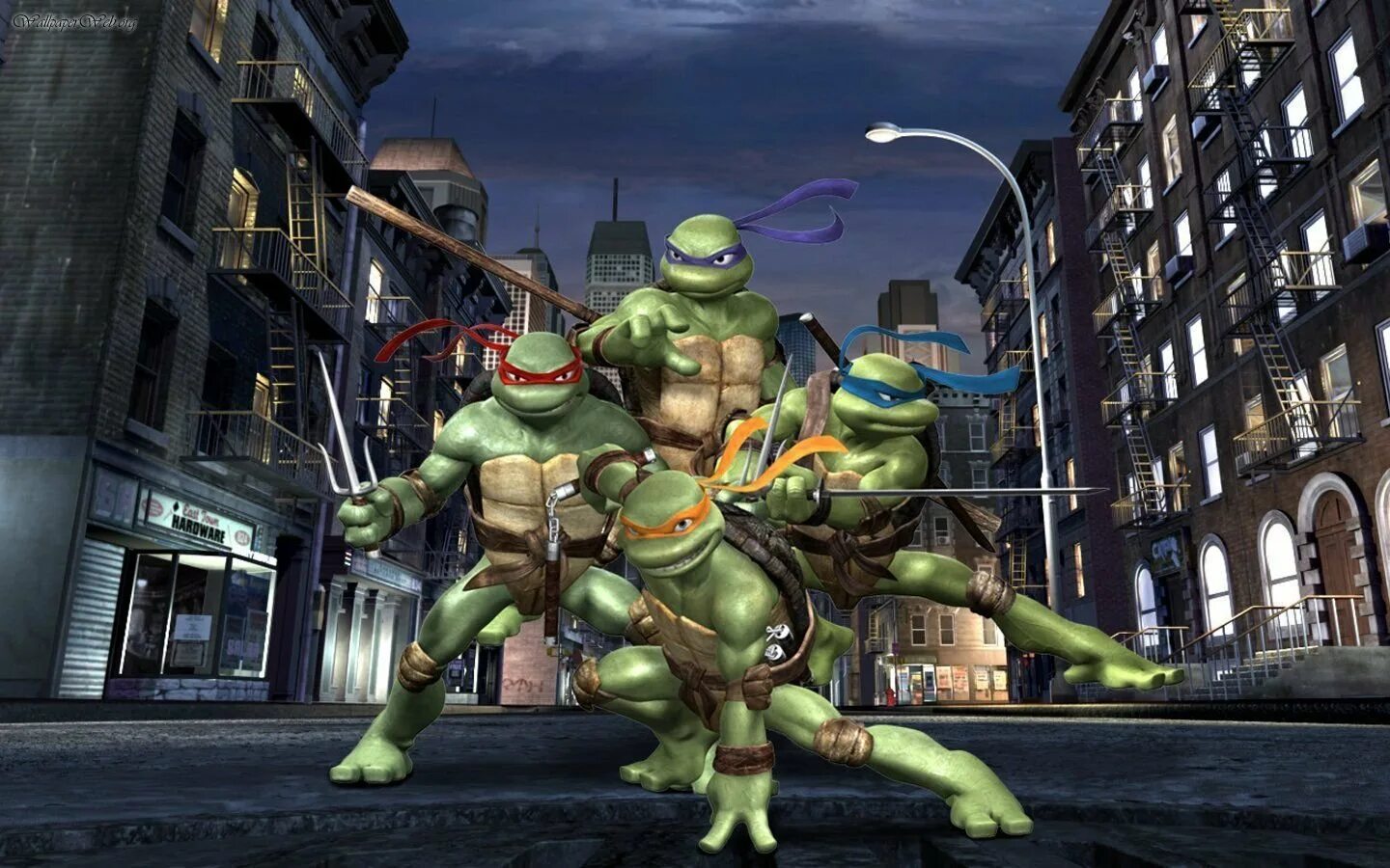 Черепашки мутанты ниндзя 2007. TMNT 13 монстров. Черепашки ниндзя Нью Йорк. Черепашки ниндзя город