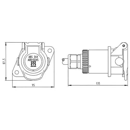 Розетка абс. Розетка absebsadr 7pin24v (обжимные контактные разъемы) (iso 7638-1). разъем абс 7-полюсный (вилка)рп-022. розетка 4460084042 wabco. 24v  7pin abs. розетка abs, ebs, adr 7pin24v (винт) (iso 7638-1).