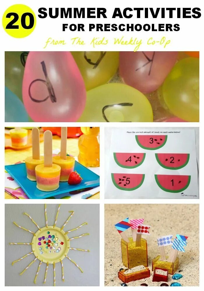 Summer activities ответы. Preschool summer activities. 3 summer activities. Plans for summer project for kids. 3 summer activities.