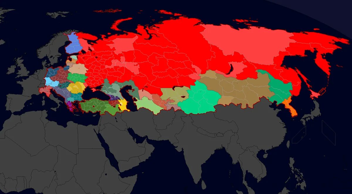 Территория Российской империи 1917. Альтернативный распад СССР. Территория Российской империи СССР И России. Мировая Империя. 3 федерации в мире