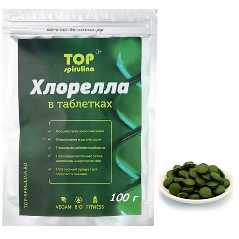 Спирулина и хлорелла в таблетках. Top Spirulina спирулина в таблетках (250 гр). Хлорелла+спирулина 100 гр. Хлорелла 100% таб., 1600 шт..