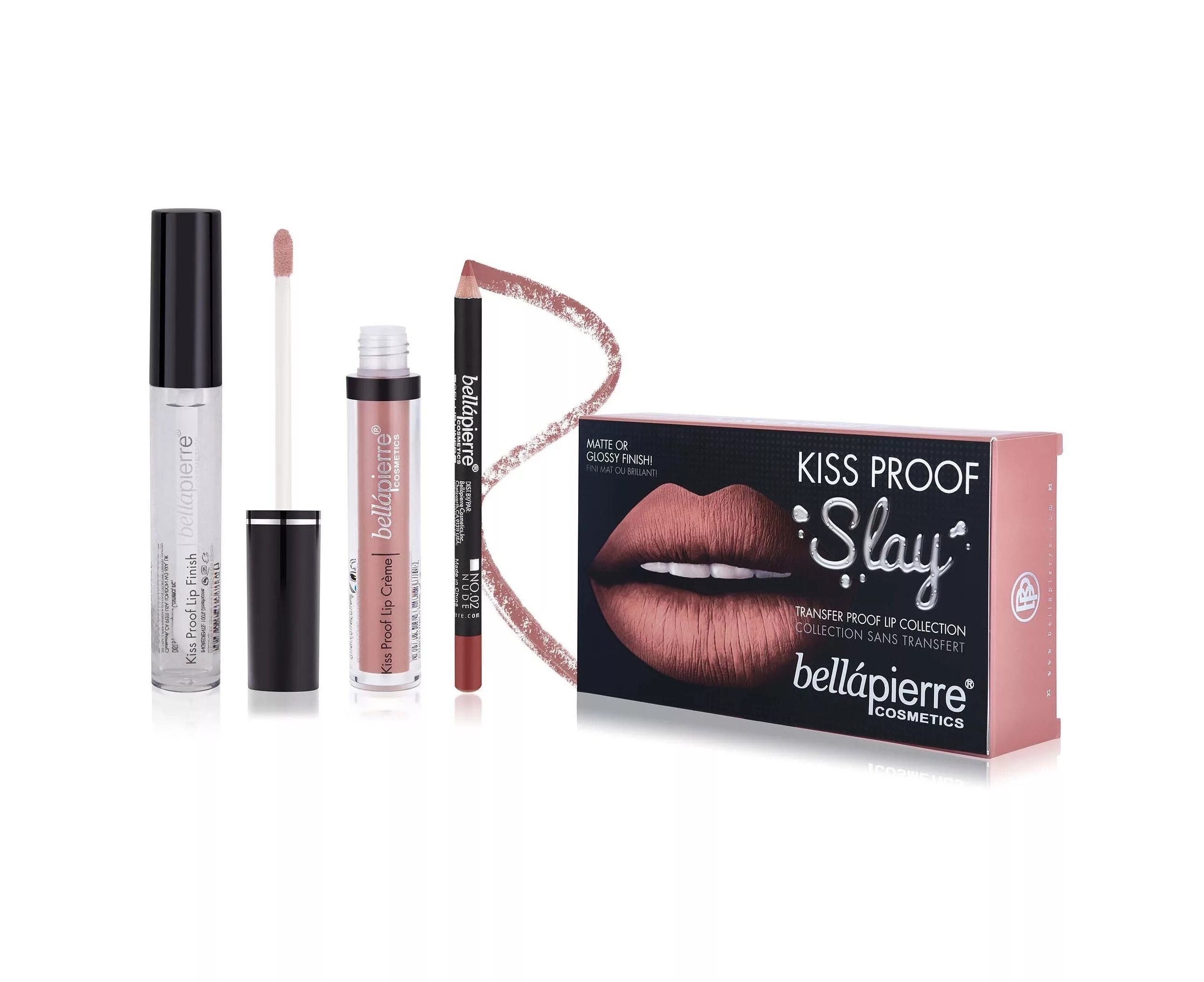 Мейбелин кисс пруф. Набор д/губ Kiss Proof Bellapierre. Bellapierre Kiss Proof Lip Cream 3.8g. Помада Kiss Proof Lip Creme.