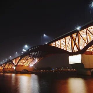 Подсветка моста