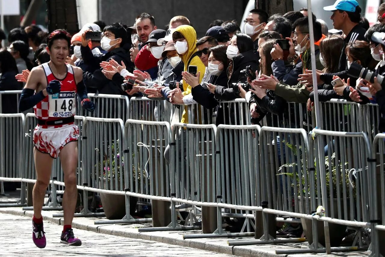 Токийский марафон. Токийский марафон 2023. Забег в Японии. Марафонцы в Японии.