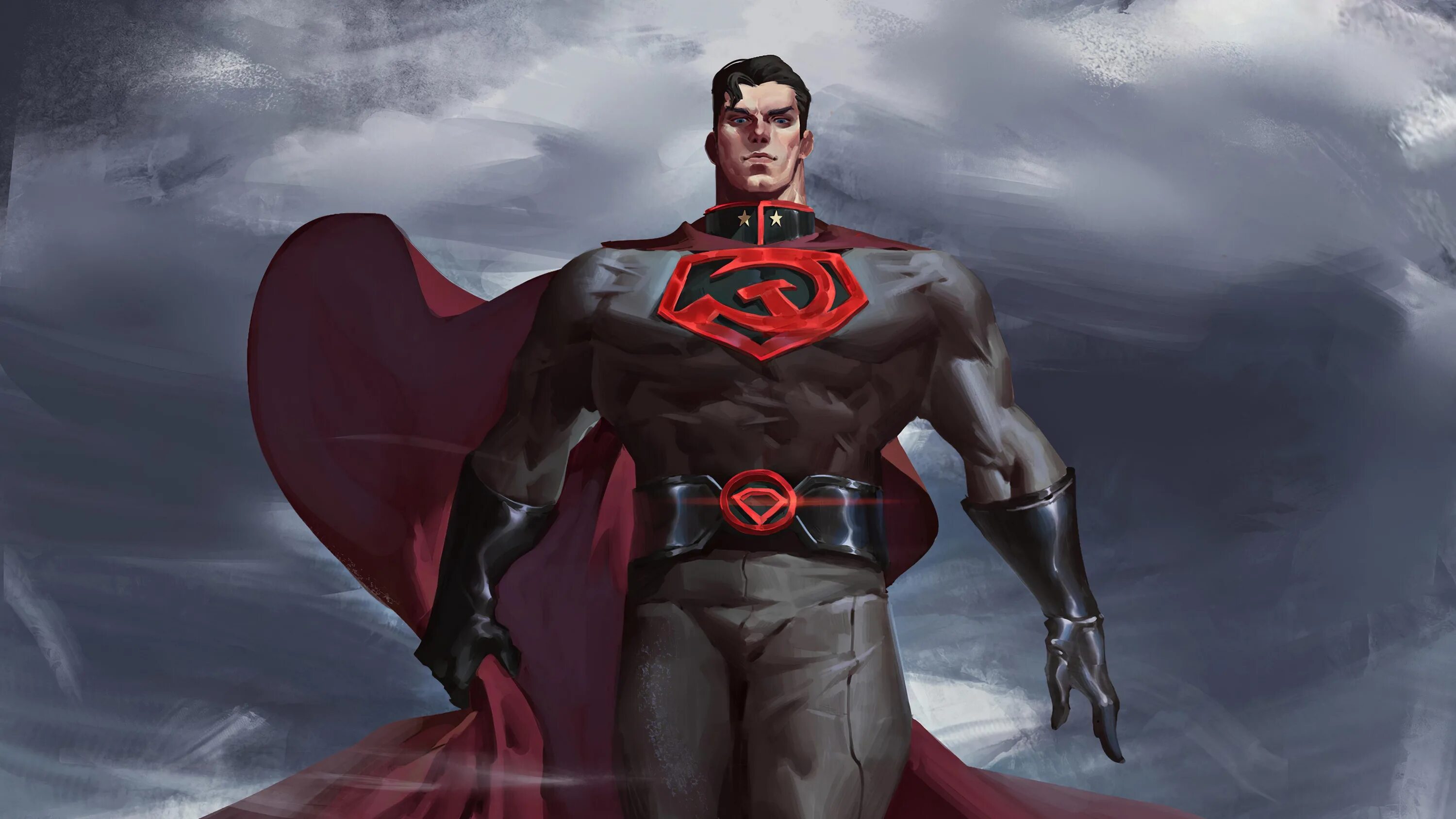 Русское супер герои. Супермен красный сын Бизарро.