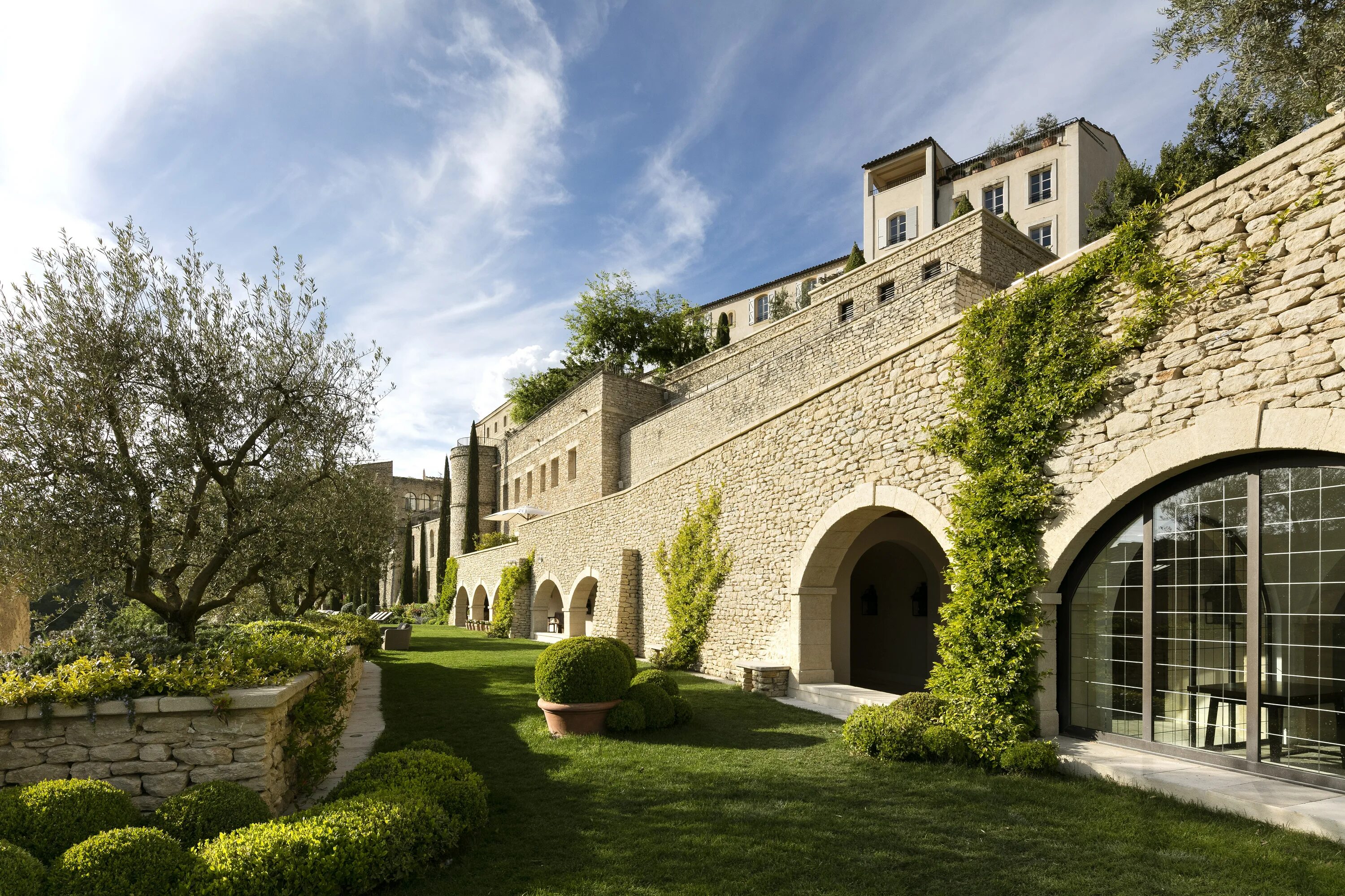 Сад la Bastide. Ла Гордес. Бастида во Франции. Жардин ботаник де ла Бастид.. Bastide