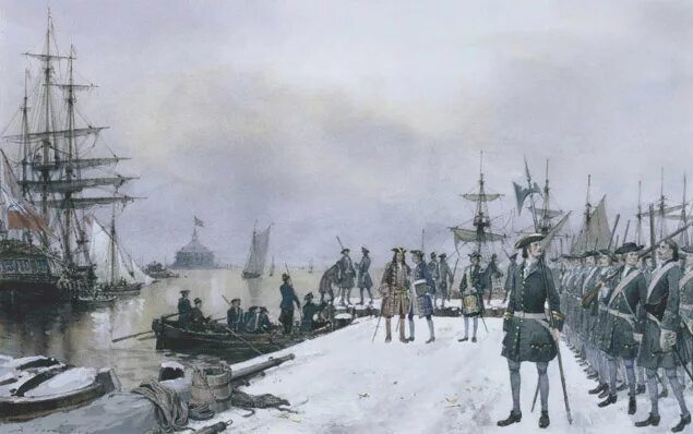 Флот россии 18 век. 1705 Год шведская эскадра Кронштадт.