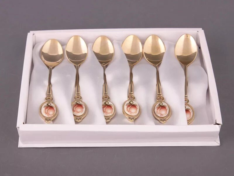 подарочный набор чайных ложек. чайные ложки роза мельхиор. подарочный набор ложек. набор чайных ложек 6шт ts-6p/1 морита япония. одисо золинген.