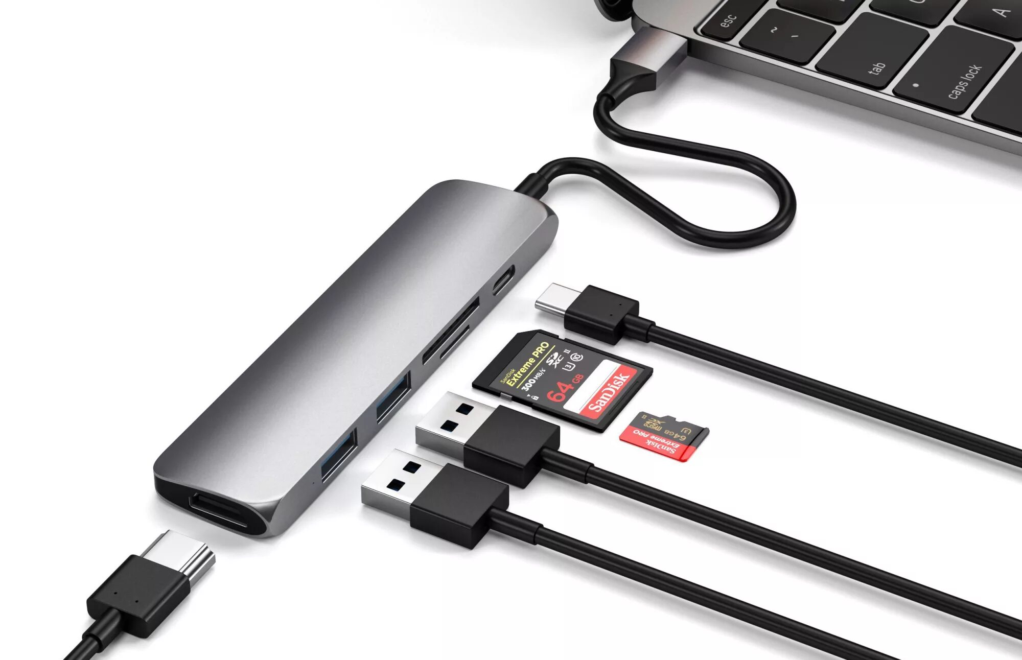 Satechi type c. Satechi usb multiport v2. satechi usb-c multiport v2. адаптер satechi type-c. usb-концентратор satechi aluminum multi-port adapter v2. st-tcma2s.