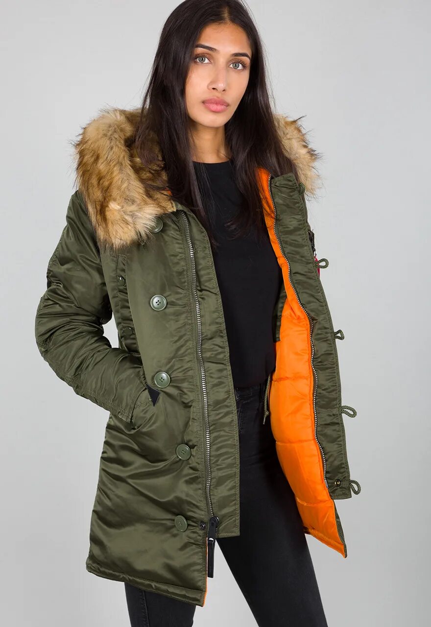 Женщины аляски. Alpha industries n3b VF 59 WMN. Alpha industries n3b женская. Alpha industries Аляска женская. N-3b Parka Alpha industries.