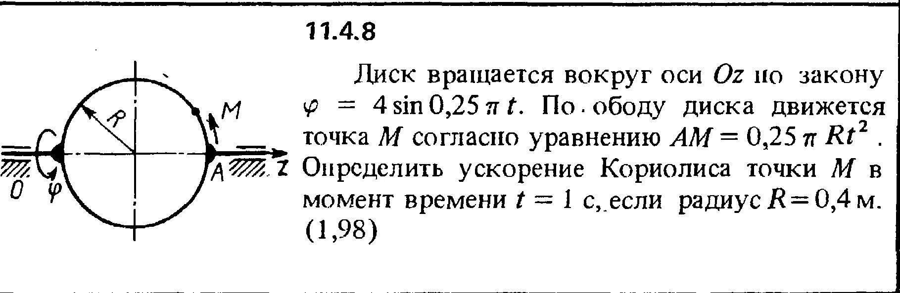 Диск вращается вокруг оси по ободу диска движется точка. Диск крутящийся вокруг оси. Кольцо вращается вокруг оси. Диск вращается вокруг оси oz по закону ф 4sin0.25ПT.